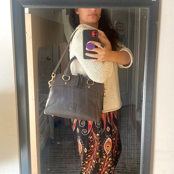 Dooney & Bourke Brown Satchel - Picture 15 of 15